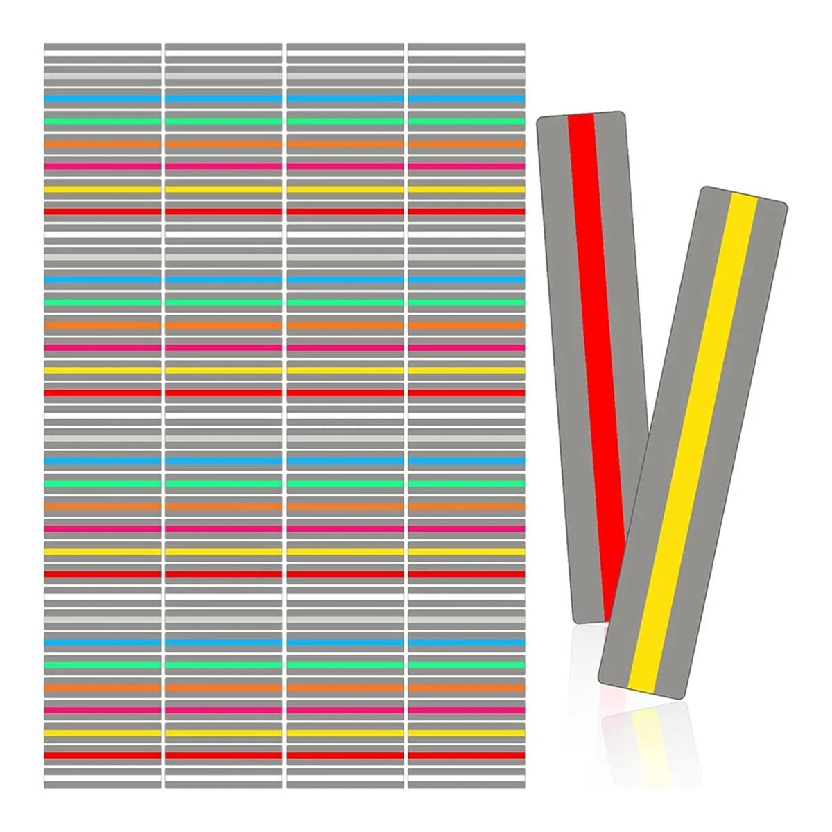 

ADP-100 Pack Back to School Guided Reading Strips Line Reader Highlight Strips Overlay Highlight Bookmarks Help for Student