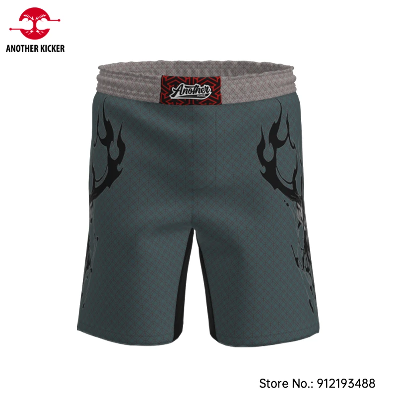 MMA Shorts Men's Breathable Fight Shorts Women Kids Muay Thai Boxing Training Shorts with Split Leg for MMA BJJ No-Gi Grappling