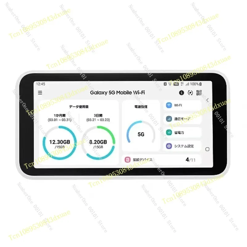 SCR01 5G Pocket WiFi Router, Mobile Hotspot with Firewall VPN WEP Encryption, Max 1000Mbps LAN for SOHO