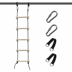 Kinderen Klimmen Touw Ladder Houten Schommel Kids Indoor Outdoor Boom Speeltuin Recreatie Play Game Bodybuilding Set