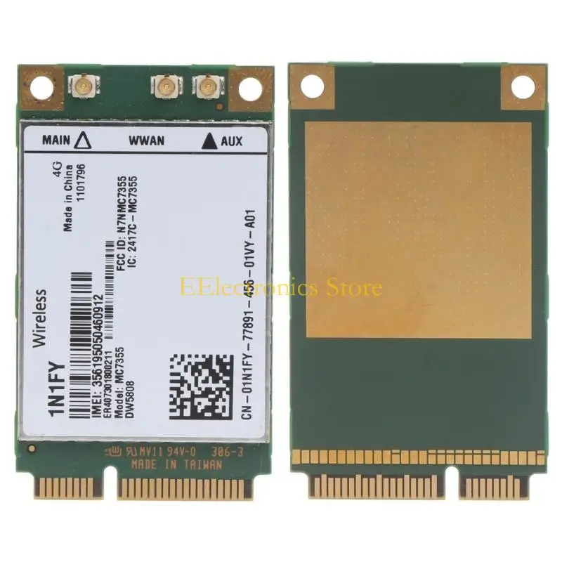 

B03C MC7355 Card, Wireless 4G LTE WWAN NGFFModule 100Mbps Download Speed