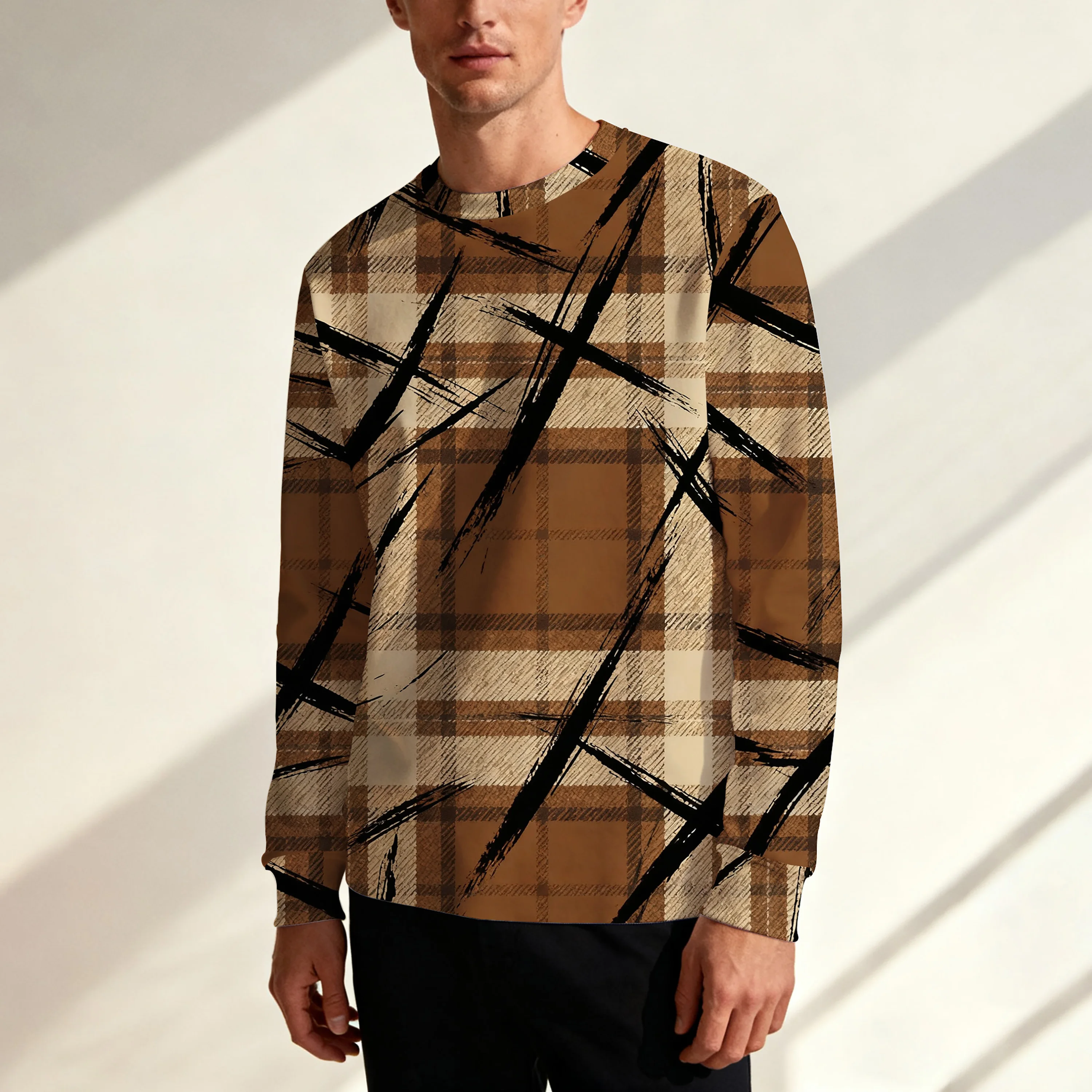 

Самая продаваемая мужская толстовка с круглым вырезом с длинными рукавами – коллекция классических принтов, стильная и универсальная, идеально подходит для деловой кеды,