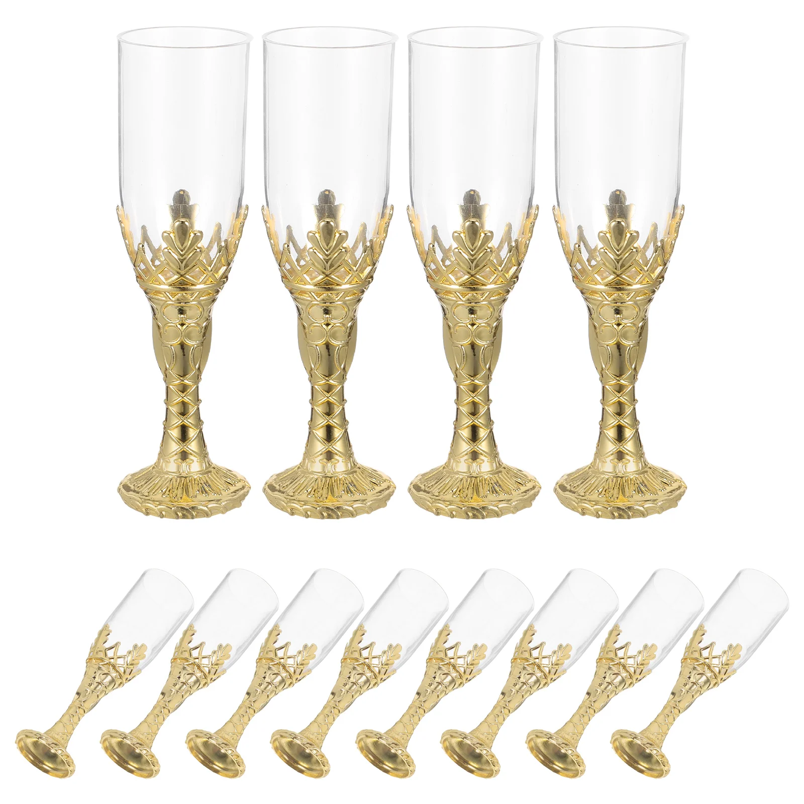

12pcs Medieval Goblets Cups Rustic Church Chalice Altar Drinking Glassware For Religious Ceremonies Weddings