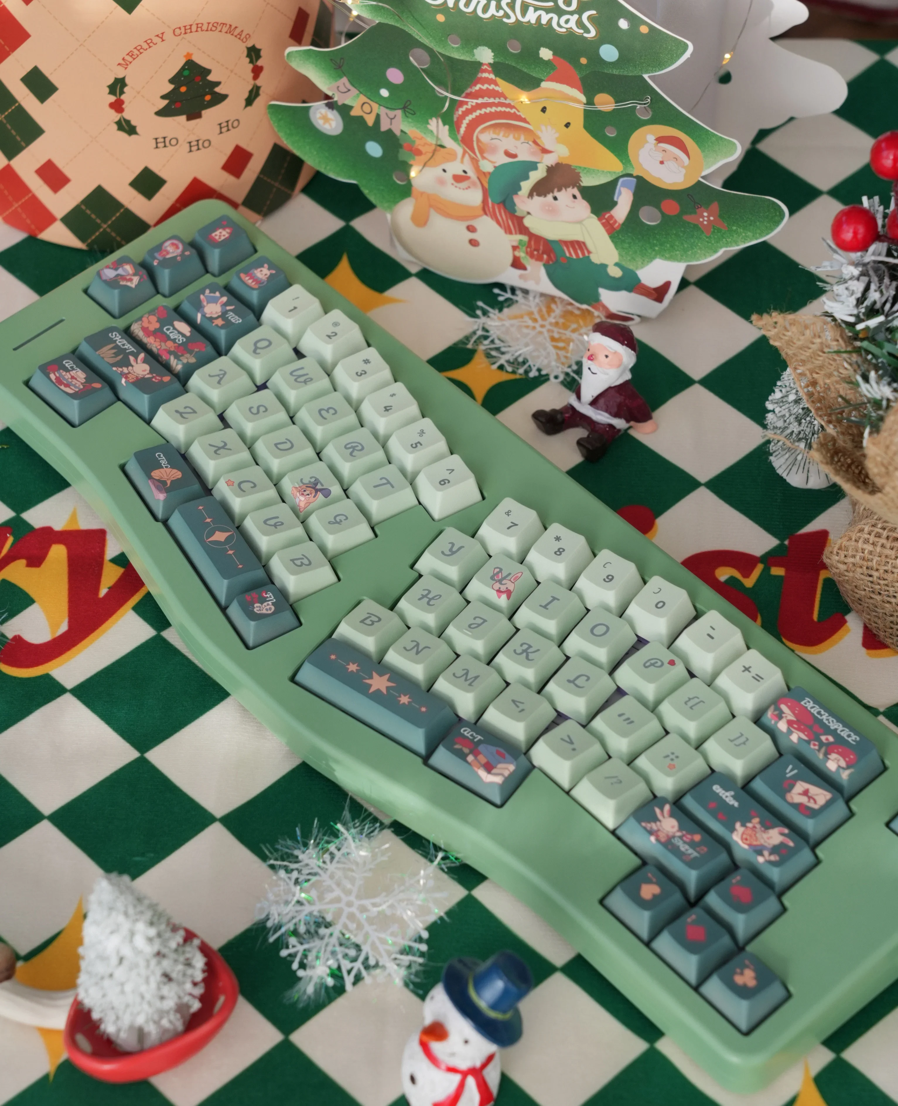 

Alice Original Keycaps Cute Girl Five-Sided Mechanical Keyboard Keycaps