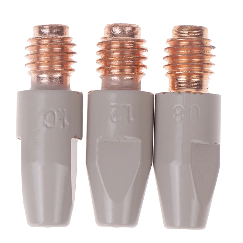 

2Pieces MIG 36KD Welding Contact Tips New Coating Protect 30mm M8 Gas Nozzle Tip 0.8/1.0/1.2mm MIG Welding Torch Welding Tool