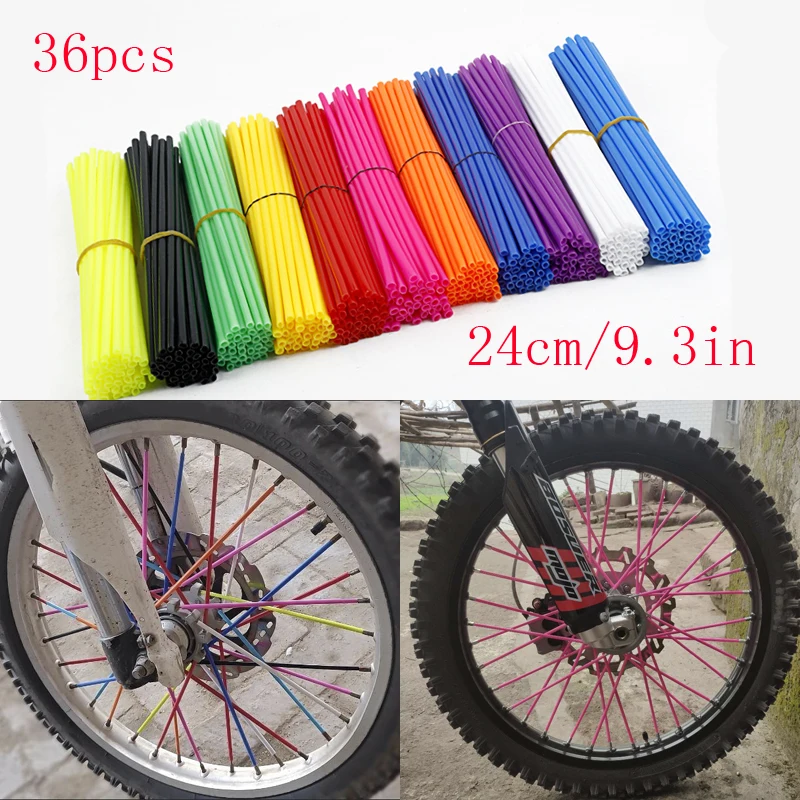 Wheel Spoke Cover Rim Protective Cover Is Applicable To Suzuki drz400e drz400s SM dr250r Djebel250xc Motorcycle Mud Pit Bicycle