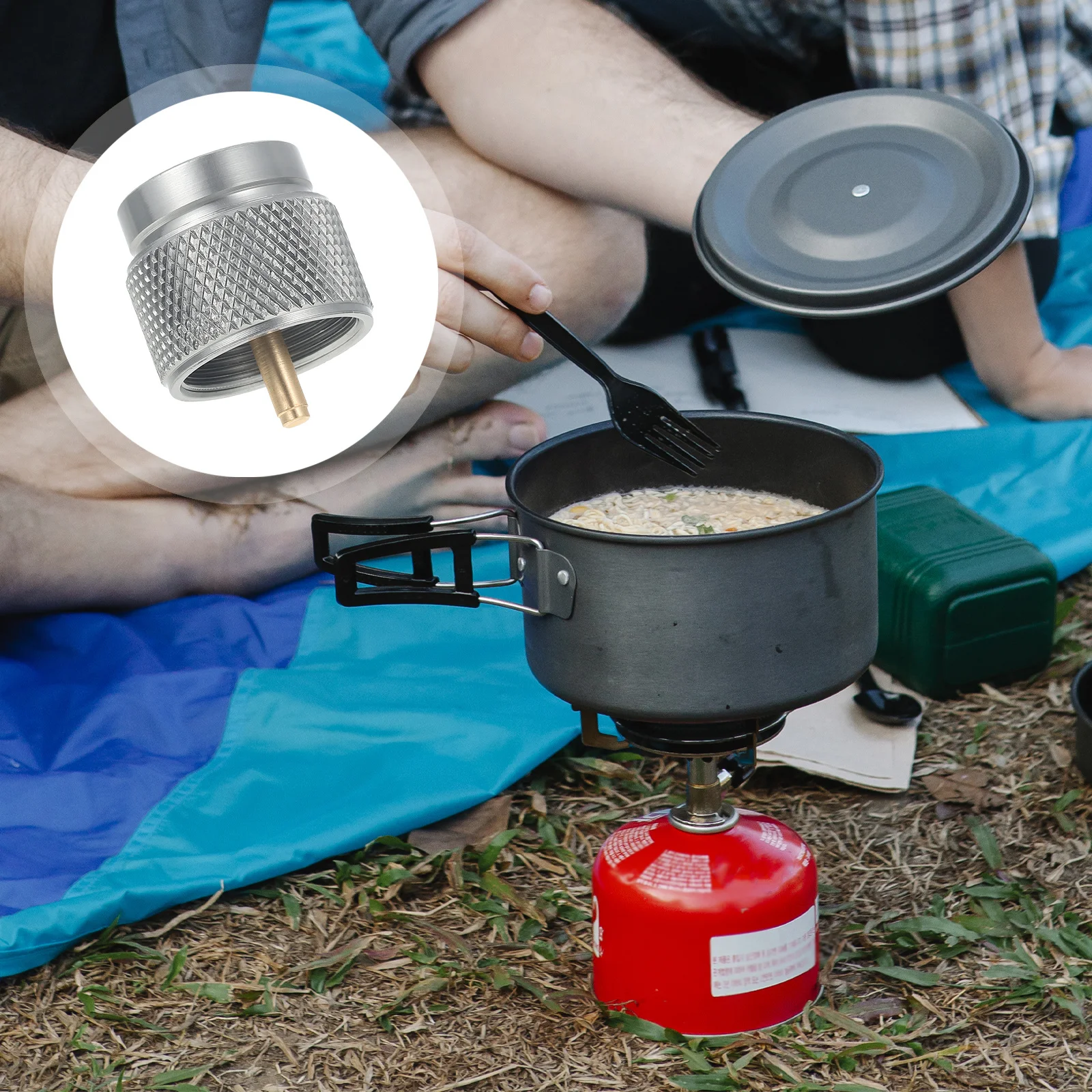

Professional Propane Converter Portable Gas Tank Adapter Small Camping Supply Outdoor Bbq Cooking Accessory Propane Adapter