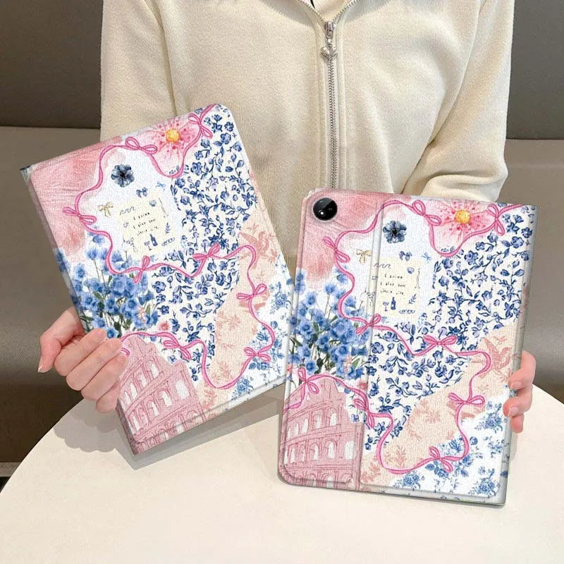 

Creative Art Collage Pattern Case For Vivo IQOO Pad2 Pad3 Pad5 Air SE Pro 12.1 12.3 13 11.5 11 inch Tablet