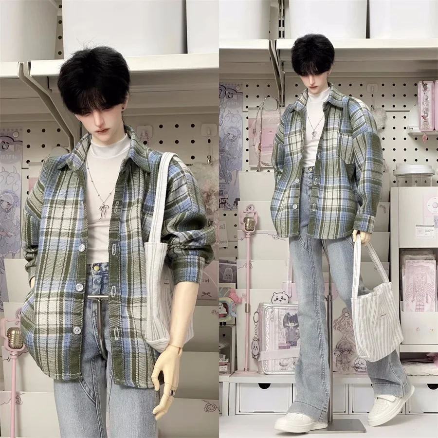 BJDドール服 Tシャツ おもちゃ 男の子 女の子 子供 ハンサムトップ キュートコート レッド グレー オールマッチ カジュアル ID75 1/4 ギフト ドールアクセサリー