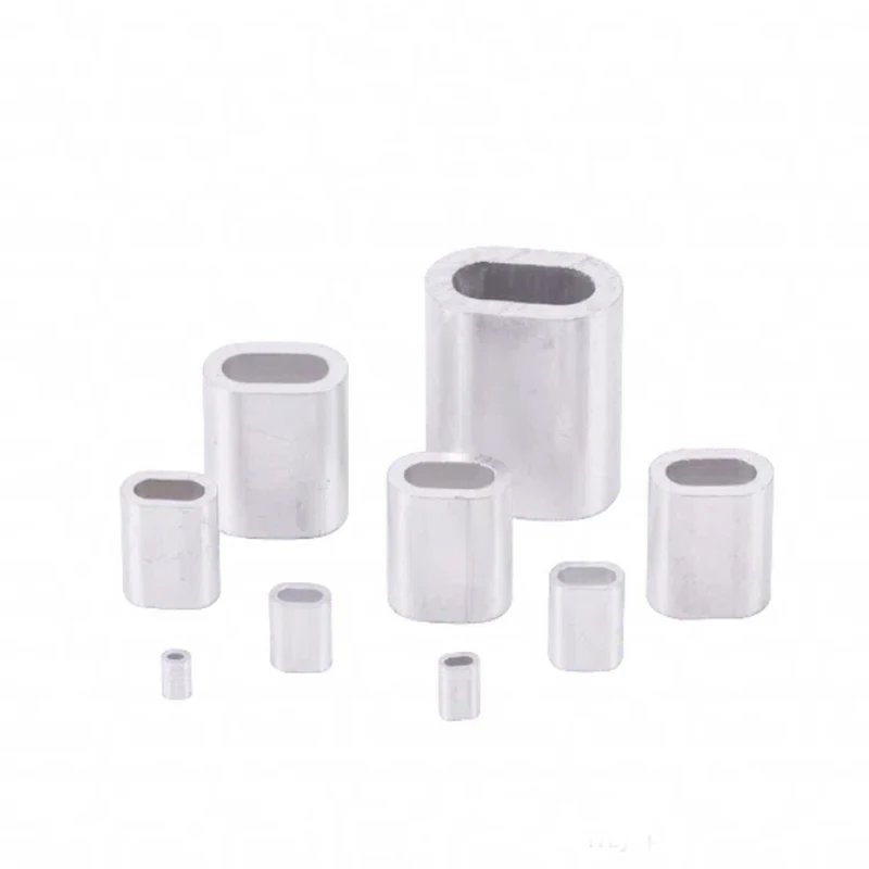 

1000PCS 0.5/0.8/1/1.2/1.5/1.8/2mm aluminum oval ferrule sleeves