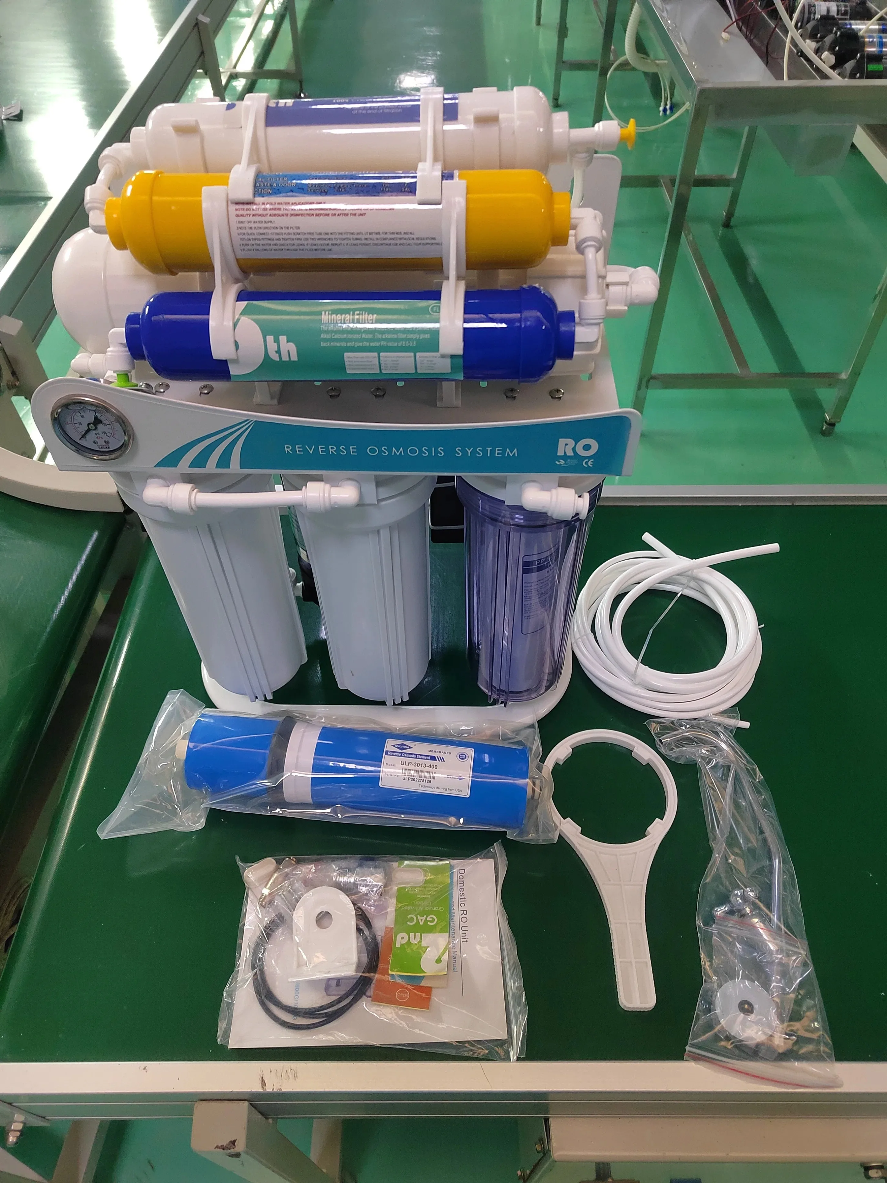 8-Stage With UV 400 GPD  and Iron Bracket Reverse Osmosis Water Purifiers