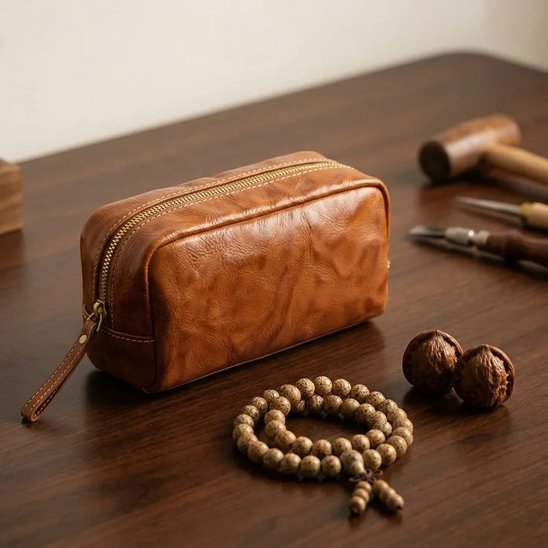 multi-purpose-genuine-leather-travel-organizer-pouch-large-capacity-leather-pen-case-cosmetics-small-tools-daily-essentials