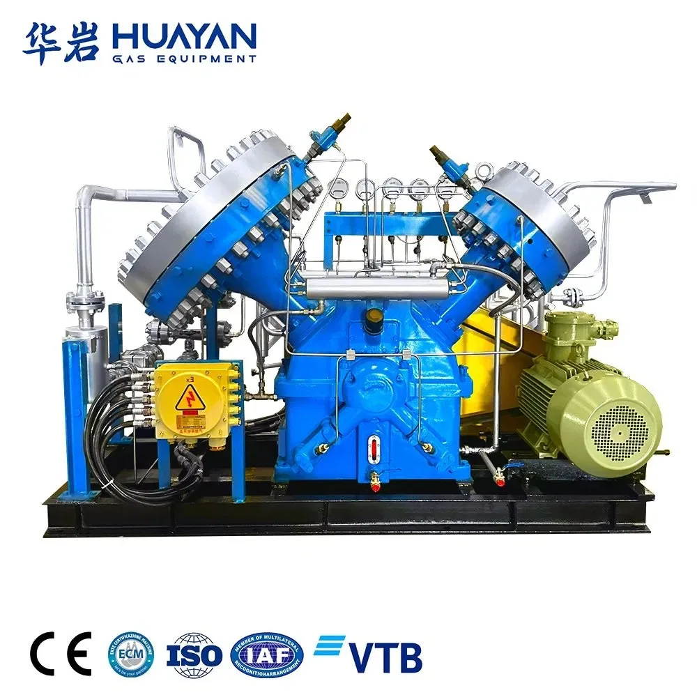 350bar Oil-Free Gas Booster Bottle Filling Station Reciprocating Diaphragm Hydrogen Compressor Manufacturer
