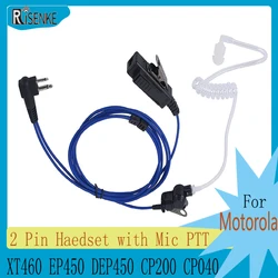 RISENKE-Walkie Talkie Earpiece with Mic PTT,Headset for Motorola XT460,EP450,DEP450, CP200, CP040,CP450,CT250,CLS1110,GP68,GP308