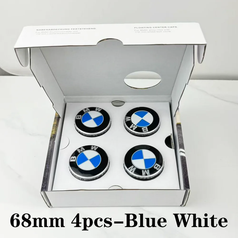 BMW M X2 X1 X3 X5 X6 X7 E60 E92 E71 E70 E46 F18 4-delige zwevende 56mm 68mm auto wielnaafkap vervangende accessoires