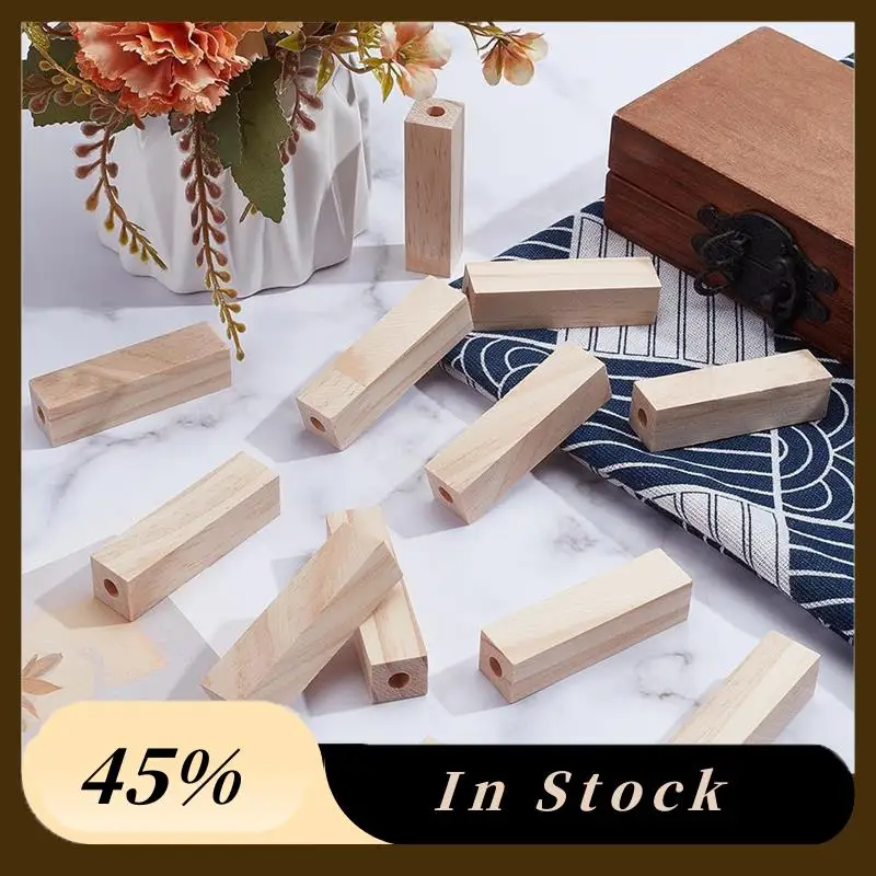 

A78K New Rectangle Pre-Drilled Short Pen Blanks-20Pcs Wood For Turning Blanks With 7Mm Hole