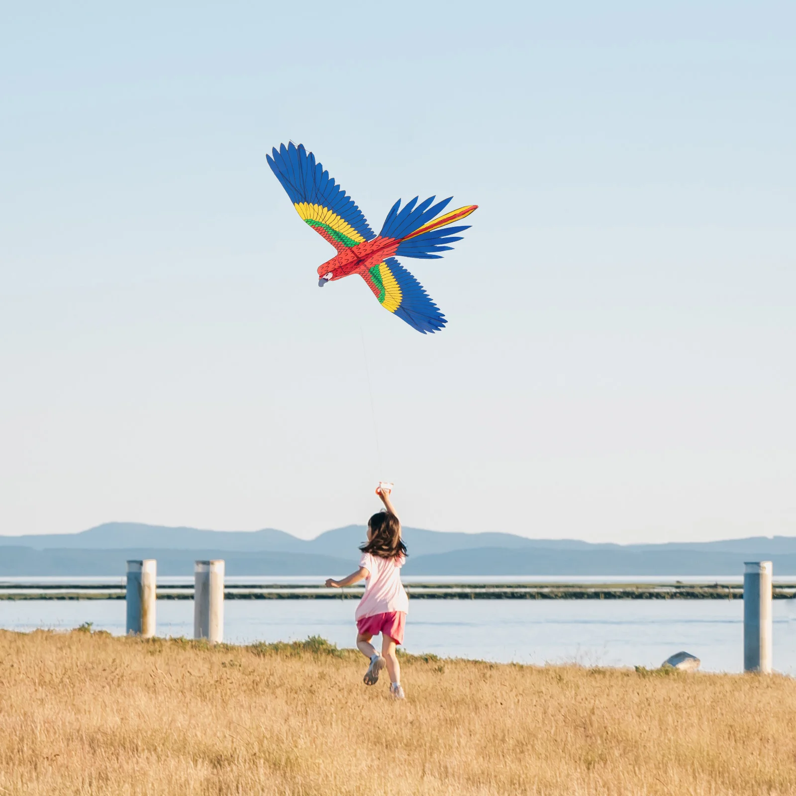 1Set Lightweight Portable Cartoon Animal Design Kite for Long Service Life Easy Perfect Gift for Children Adults