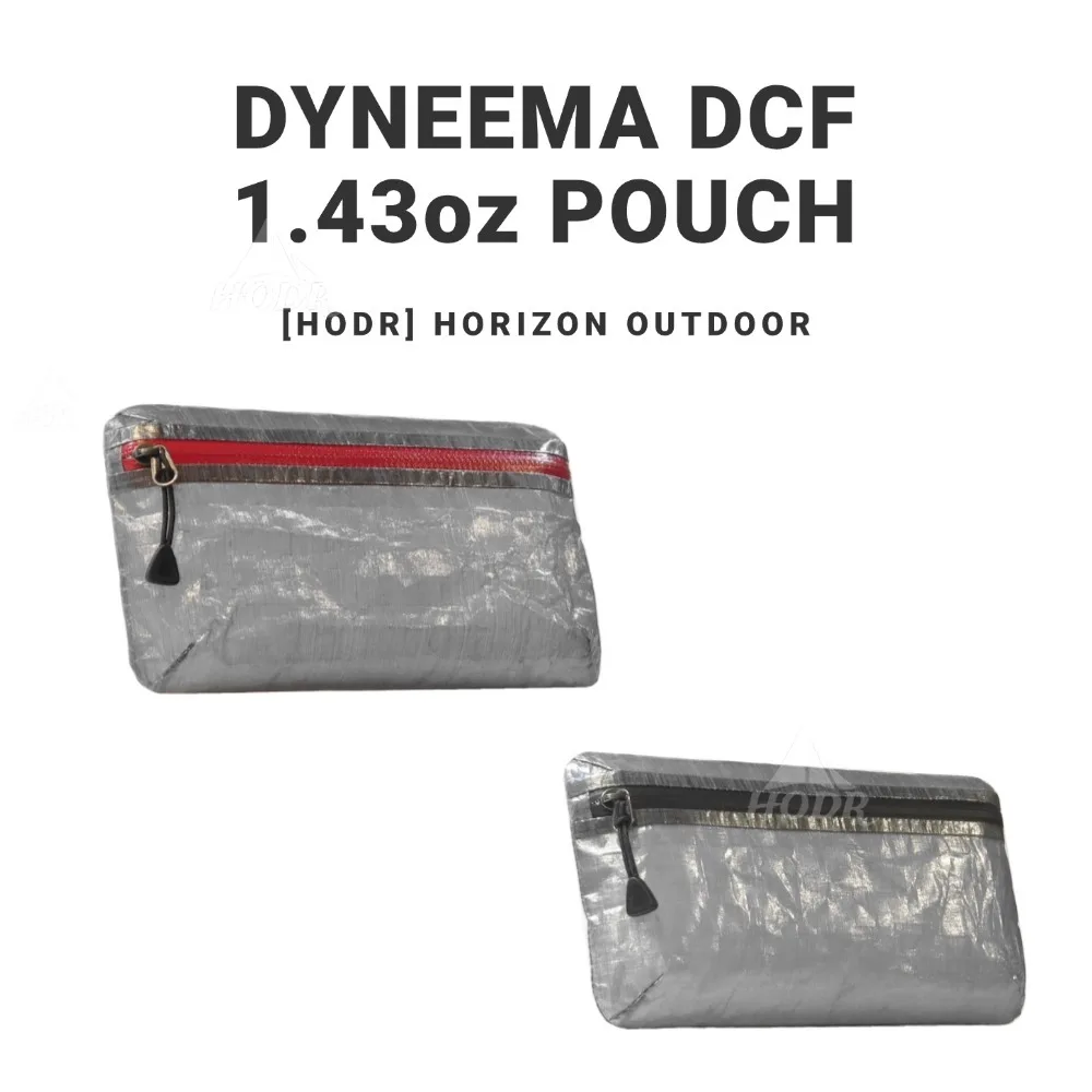 Dyneema-Cuben Fiber Dustproof Pouch, Zipper Bag, Diversos Armazenamento, Saco de Higiene Pessoal, EDC, DYNEEMA, Material, DCF, 10g, 1,43 oz