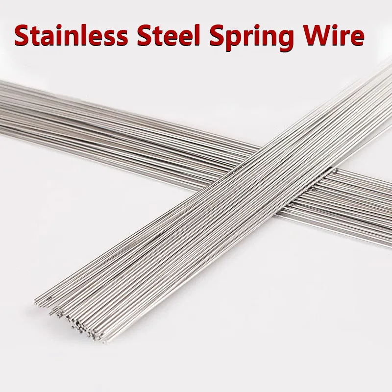 304 Stainless Steel Spring Wire DIY Metal Wire Full Hard Wire Straight 0.2mm-1.5mm Elastic Spring Steel Wire
