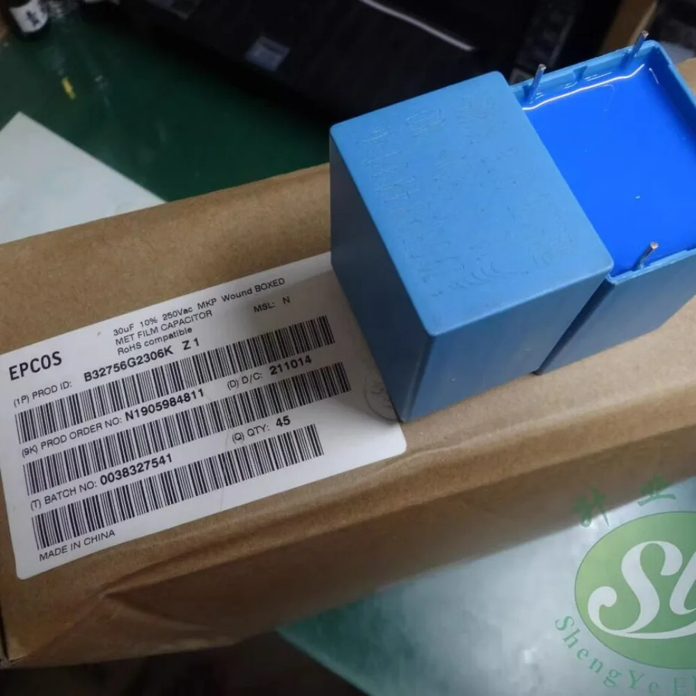 1PCS EPCOS 30uf 250vAC 306 K Brand New 38mm x 21mm Absorption Film Capacitor B32756G2306K