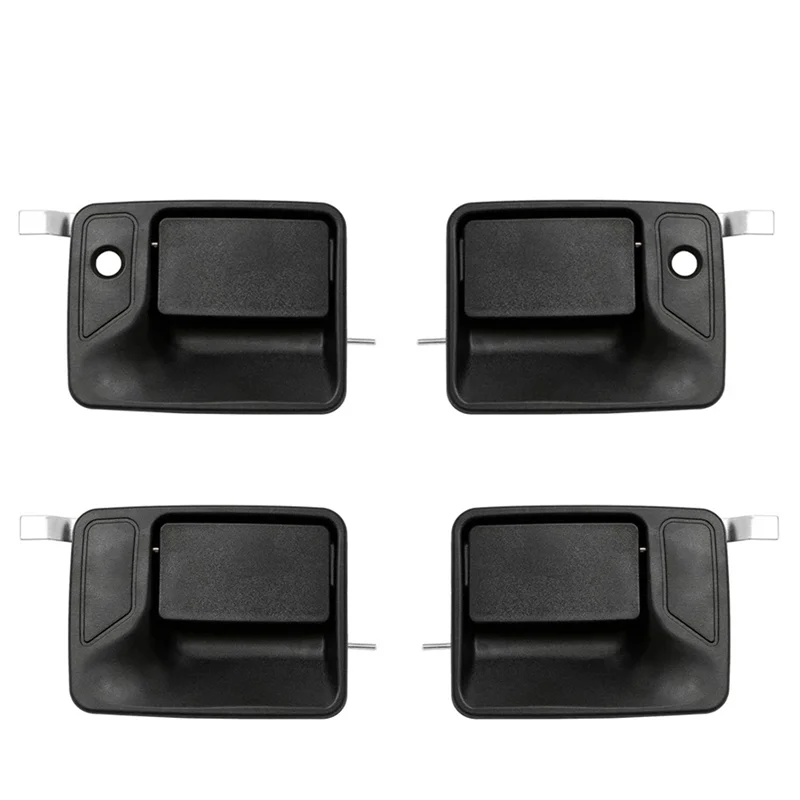 

4Pcs Exterior Door Panel Handle Kit For Ford F-250 99-16 F350 7C3Z2522405AA 4C3Z2522404AAA 7C3Z2626601AA 7C3Z2626600AA