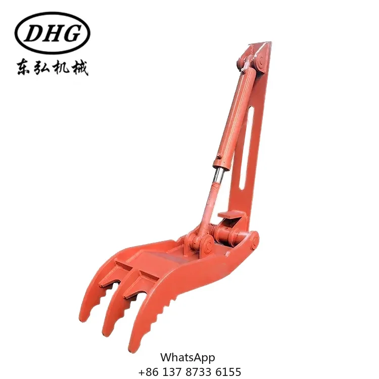 Construction Machinery Attachments Excavator Hydraulic Thumb Attachments