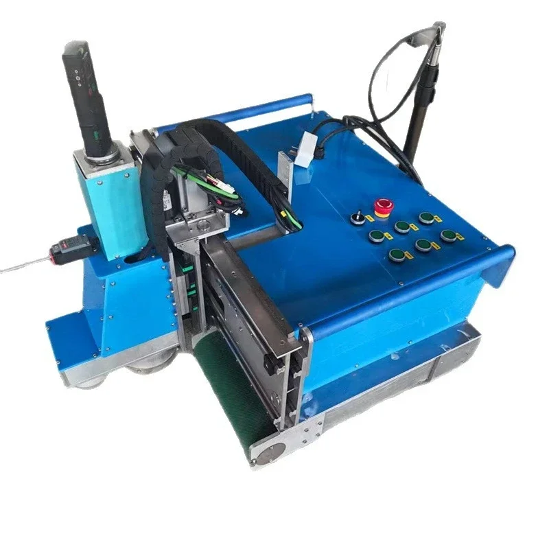 Small ground leveling robot tile paving front ground leveling robot double twisted dragon double grinding disc leveling machine