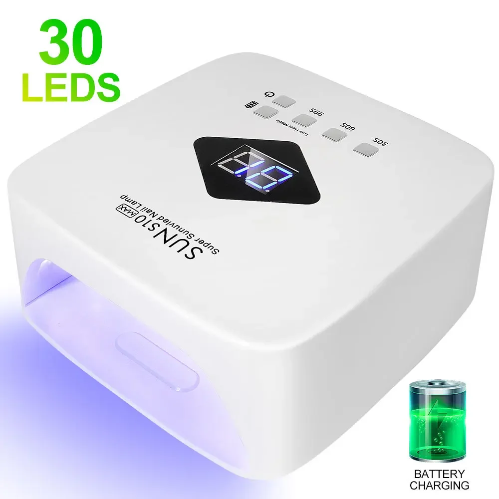 120W krachtige geldroger Snelle uithardingssnelheid Nagellicht Nagellamp LED-gel voor timer Slimme sensor van UV-soorten lampen met en iedereen