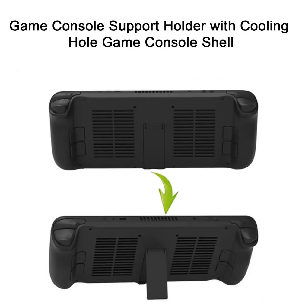 Protector Cover  Practical Sturdy Black  Host Protective Case with Cooling Hole Support Holder