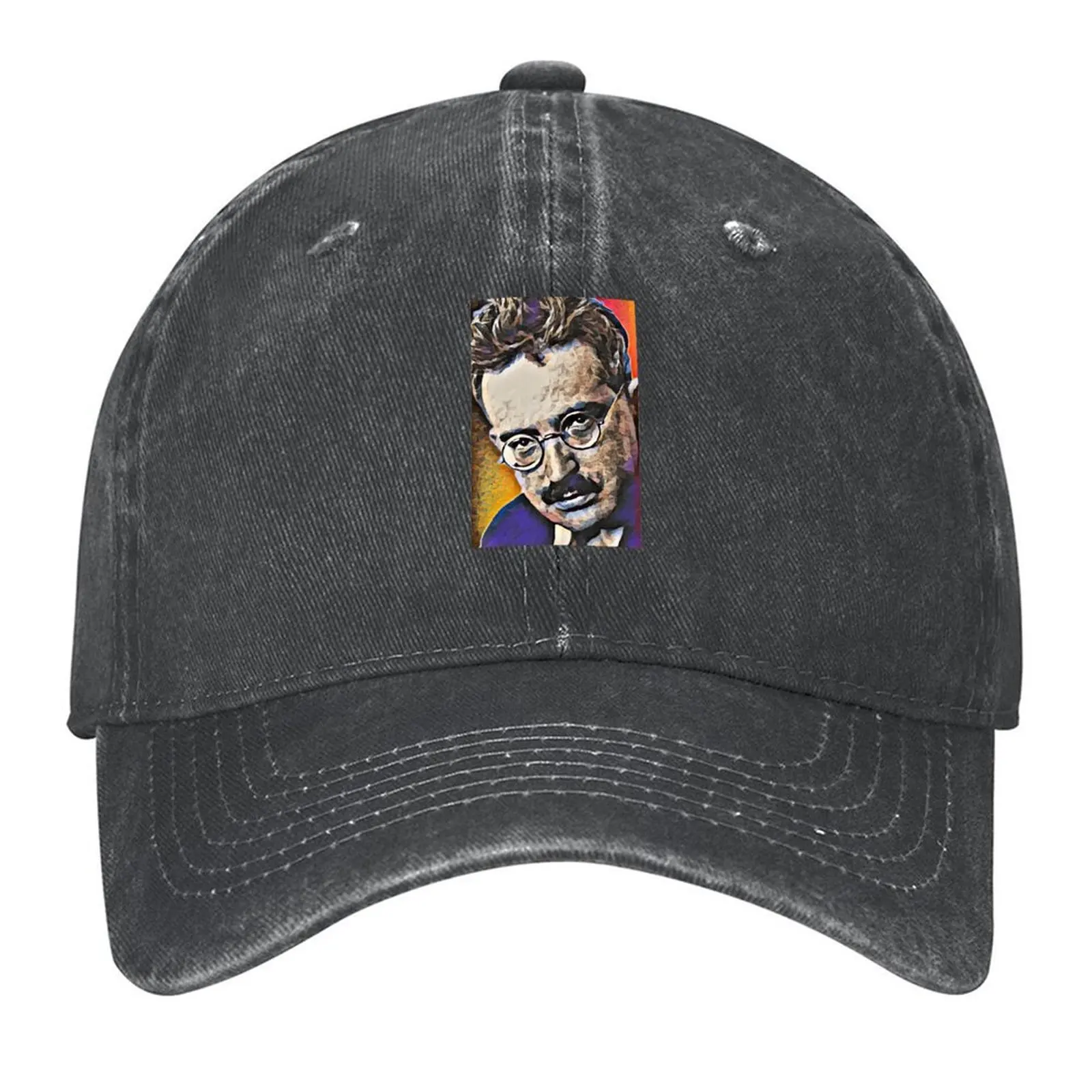 

Walter Benjamin Artwork Walter Benjamin Portrait Walter Benjamin Wall Art Baseball Cap Rugby Brand Man cap Caps Women Men's