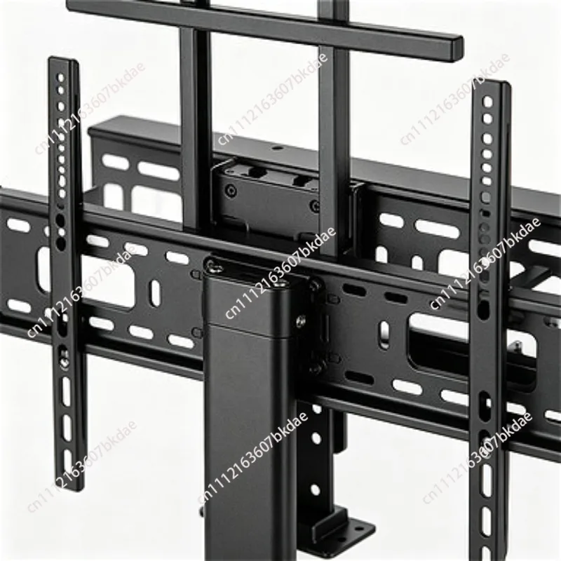 TV Electric Lift Bracket with Concealed Top Plate - Portable Cabinet Mount screen stand