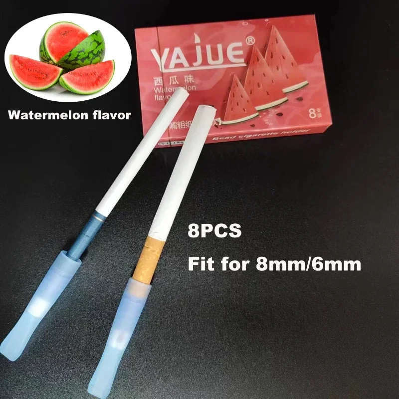 New Disposable DIY Fruit Explosion Bead Tobacco Filter Cigarette Holder For Thick Thin Hookah Pipe Strong filters Gadget for Men view 2