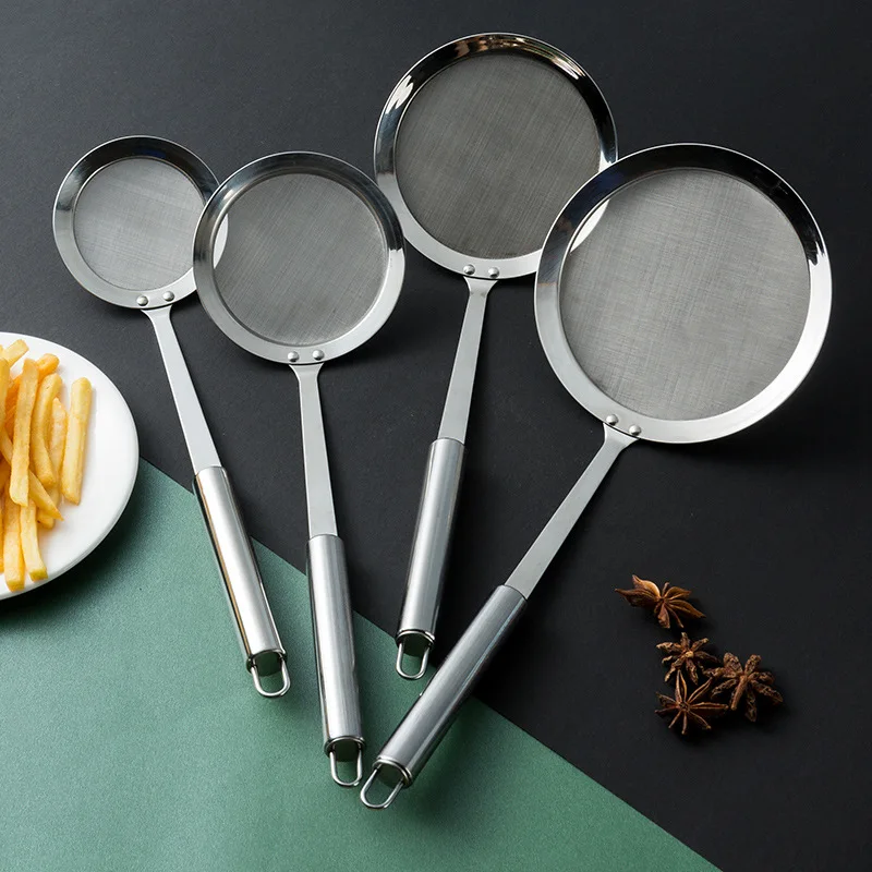 Ultra-Fine 304 Stainless Steel Juicer Filter Kitchen Strainer Sieve Oil Separator Soup Strainer Vegetable Fruit Juicer Filter