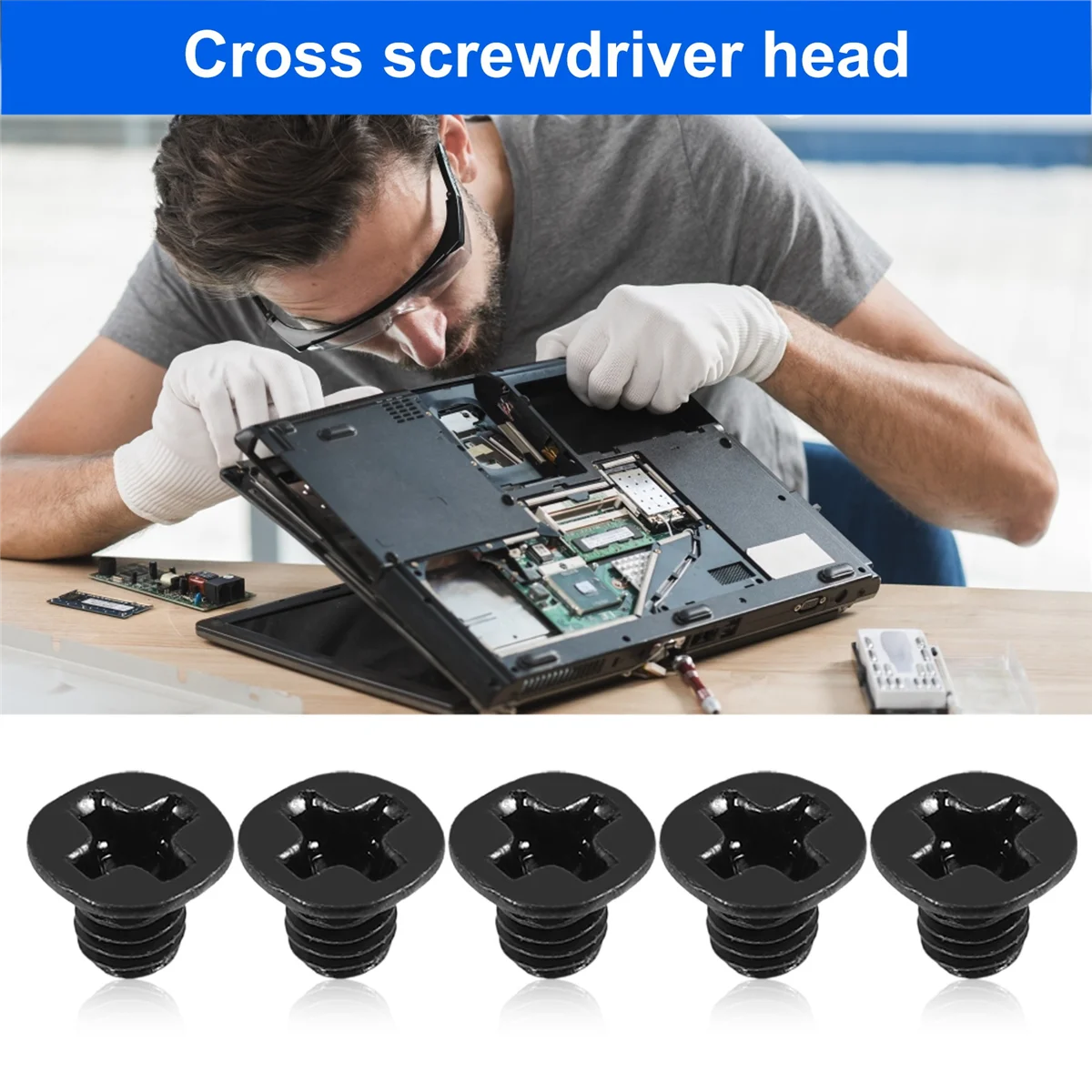 Продажи! 50 шт. сменные винты M3x4 мм черного цвета для жесткого диска ноутбука