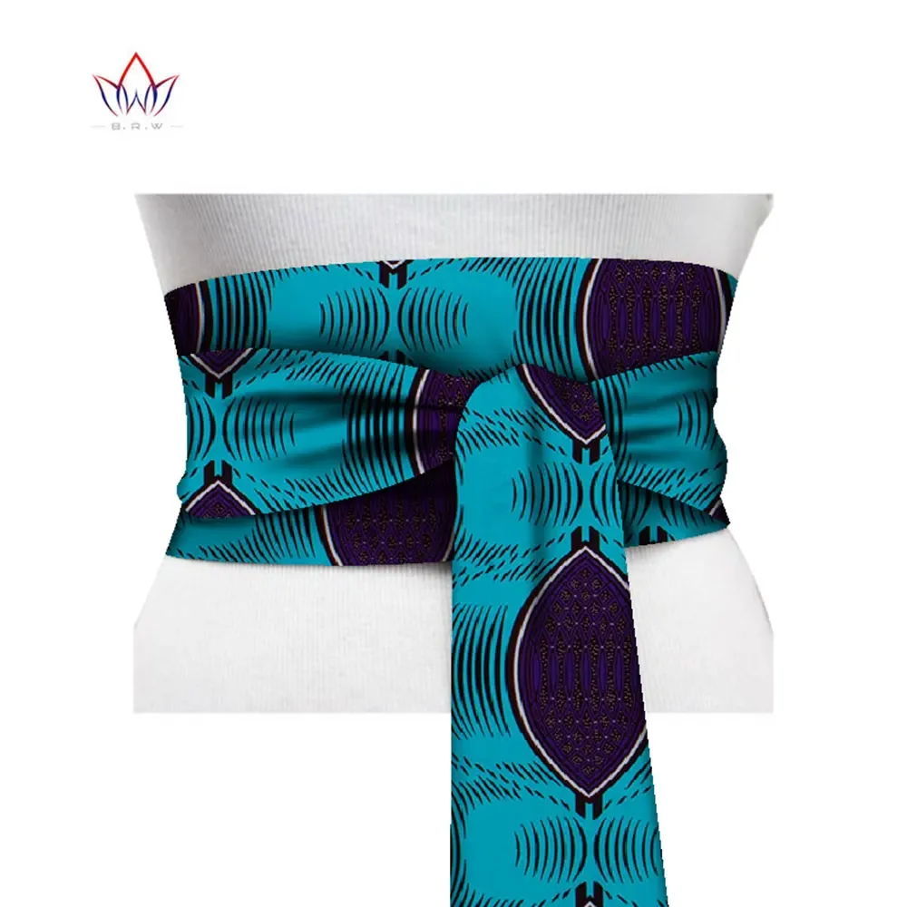2024 African Print Obi Ankara Green Yellow Peplum Belt Button Skirts For Women Gift Handmade Statement Belt Accessory WYb265