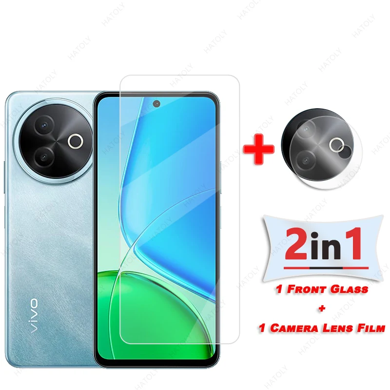 

For vivo Y39 HD Clear Protective Film For vivo Y300i 5G Tempered Glass Screen Protector Camera Lens Film For vivo Y39 5G Glass