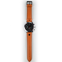 CURREN Men's watch large dial leather strap watches classic men's watches pointer watches waterproof watches men's wrist watches