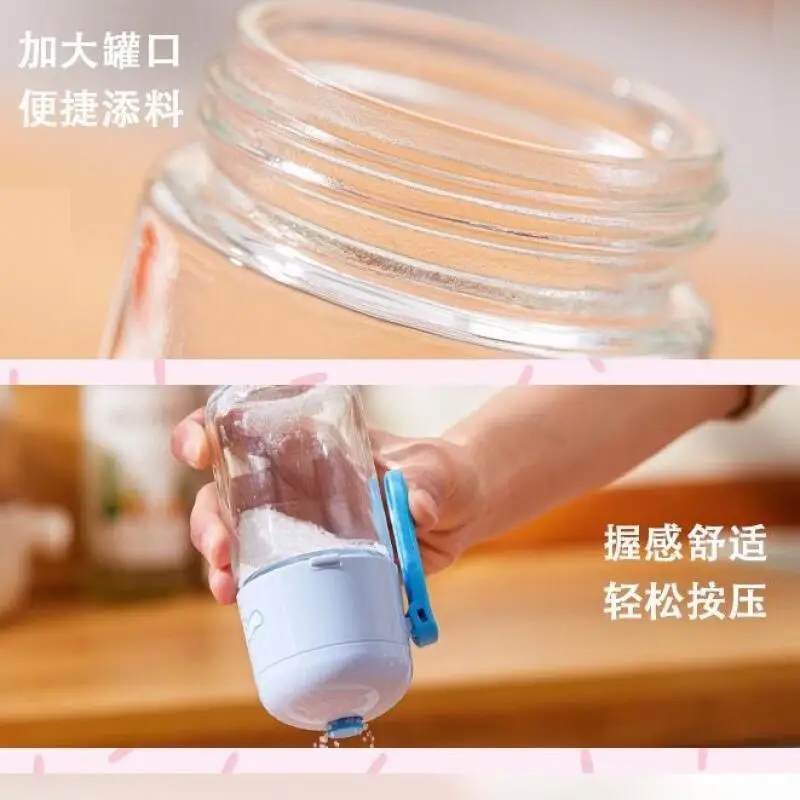 سانريو لطيف زجاجة توابل كورومي سينامورول المطبخ تخزين المعبأة في زجاجات الختم المنزلية التوابل خزان الزجاج الملح جرة زجاجة الساخن #2