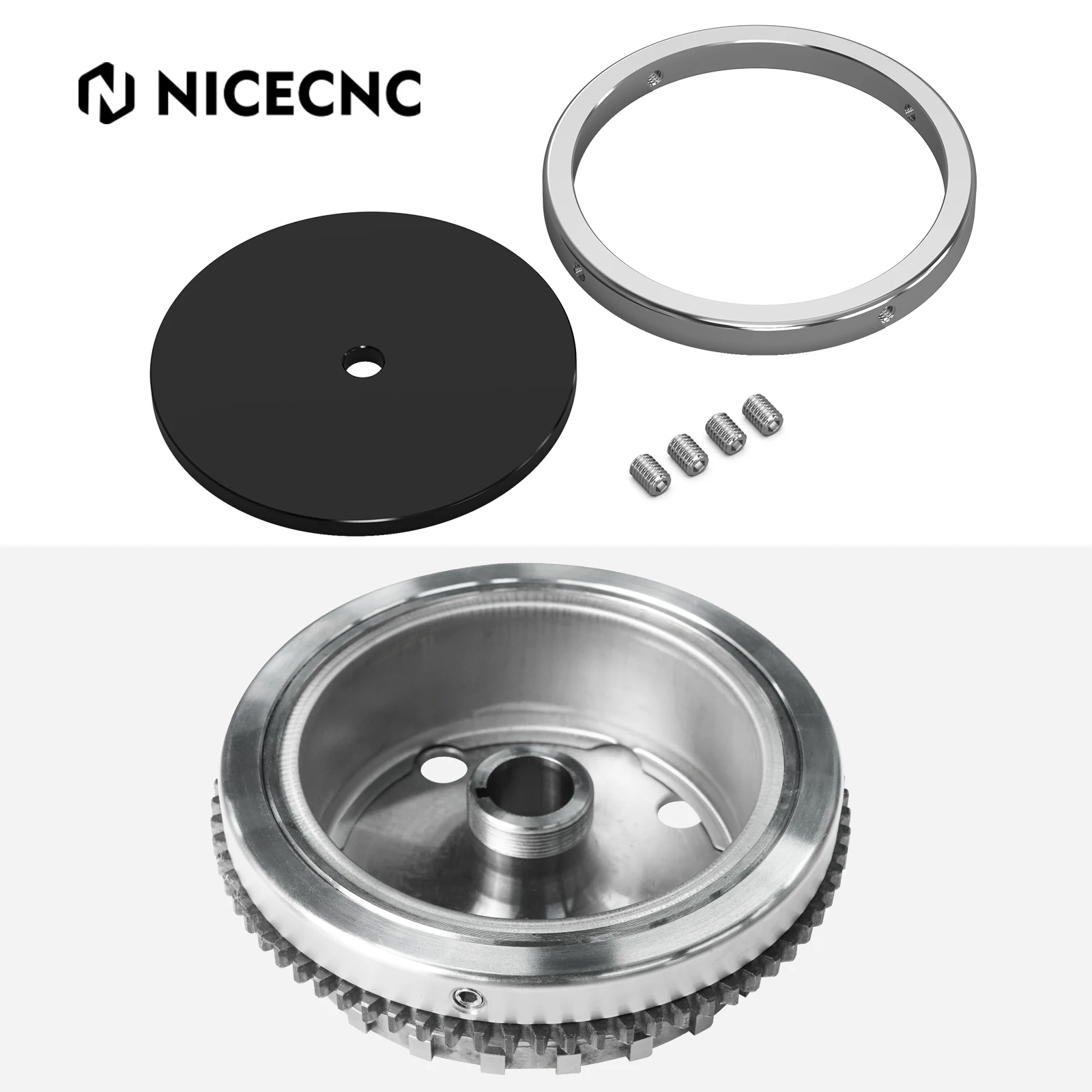 

NICECNC For 2023 KTM 250 300 EXC XCW tpi 10oz/283(±5g) Flywheel Weight Circle For KTM 250 300 EXC XC XCW 6D tpi 2017-2022 2021