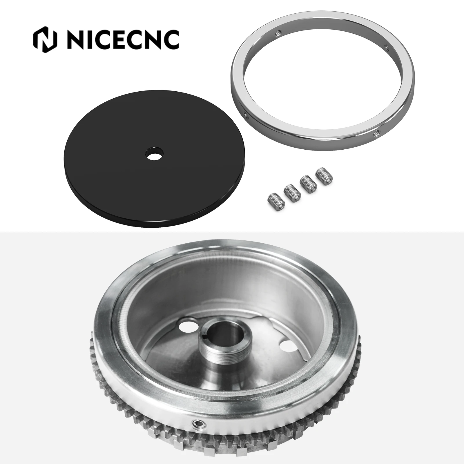 

NiceCNC Motorcycle 10oz/283(±5g) Flywheel Weight Circle For HUSQVARNA TE 250i 300i 2023 TE TX TE 250 300 i 2017-2022 2021 2020