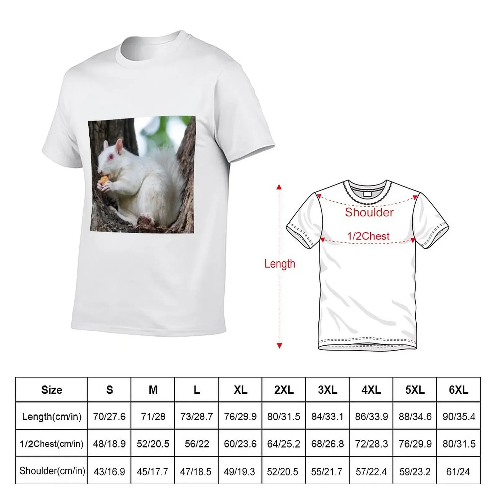 Albino Squirrel on the National Mall in Washington, DC T-Shirt hippie clothes boys animal print mens vintage t shirts