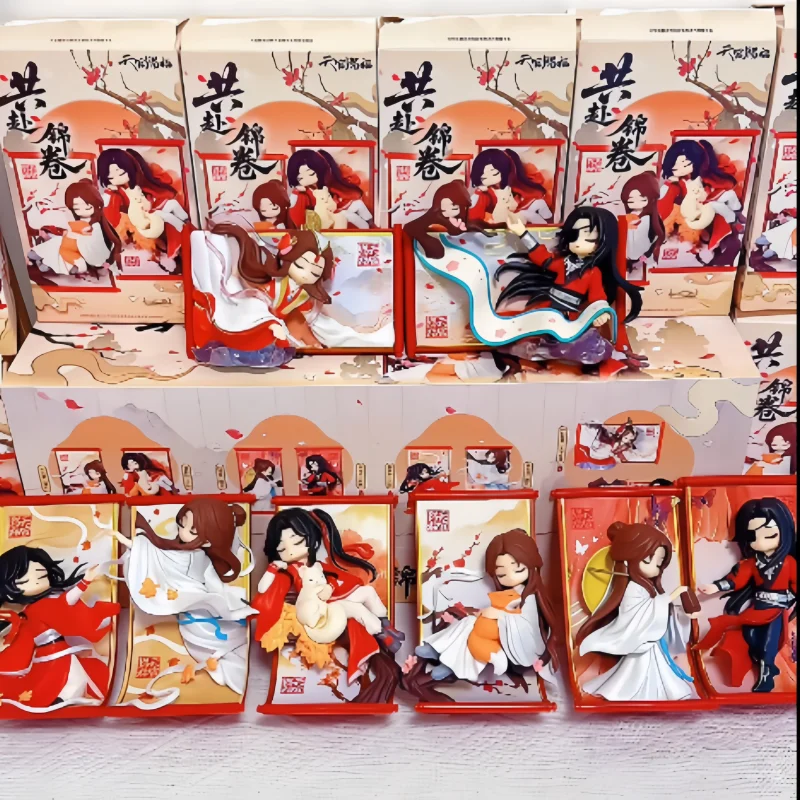 

In Stock Genuine Cute National Comic Peripheral Blind Box Gather Splendid Moments Ornament Fan Surprise Festival Gift Trendy Toy