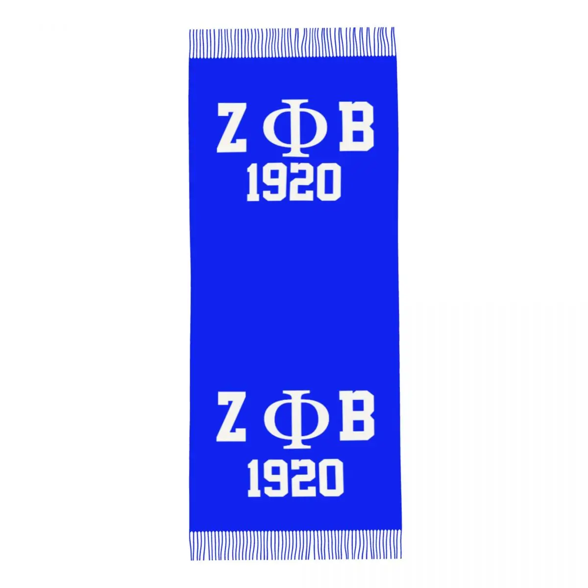 Женский теплый зимний шарф Zeta Phi Beta