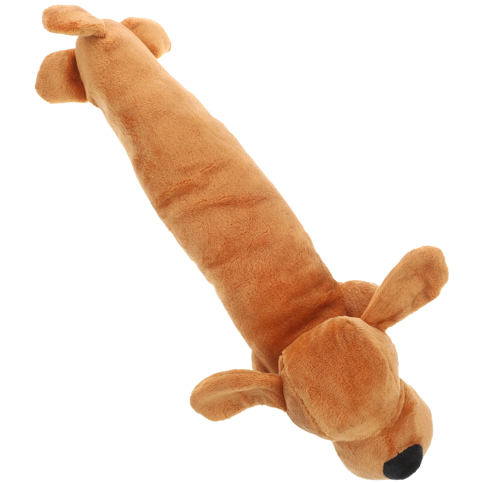 

Pet Plush Toys Dog Chew Toys Puppy Cats Biting Sound Squeaky Toys Cartoon Sausage Dog