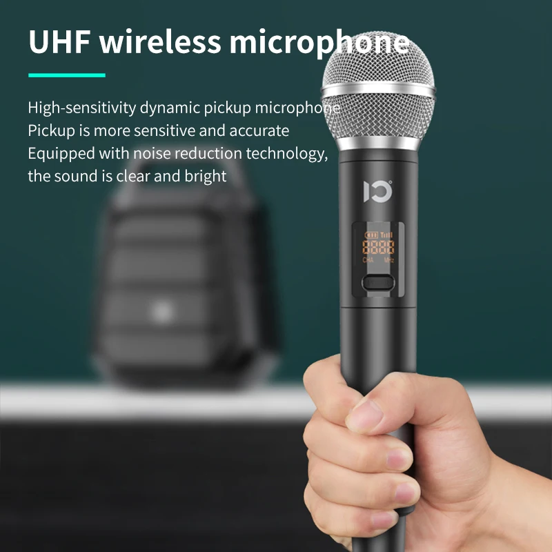 SHIDU New Arrival Outdoor 40w Powerful Amplifier Set With UHF Replaceable Battery Handheld Microphone Wireless PA Speaker System