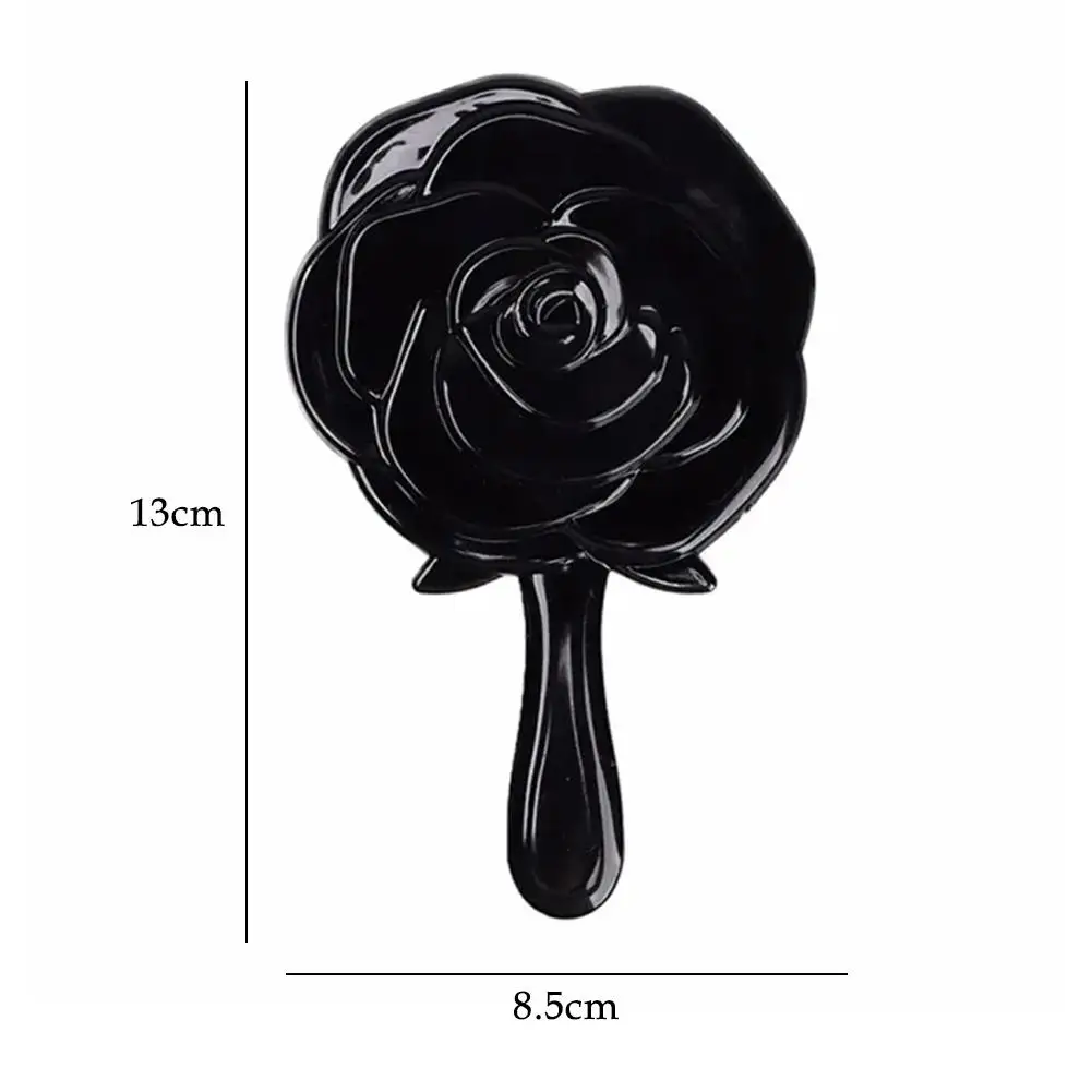 Retro Rose Flower Shape 3D Stereo Cosmetic Makeup Compact Mirror 4 Colors Choose Hand Mirror Compact Mirror Christmas Gifts 1PCS