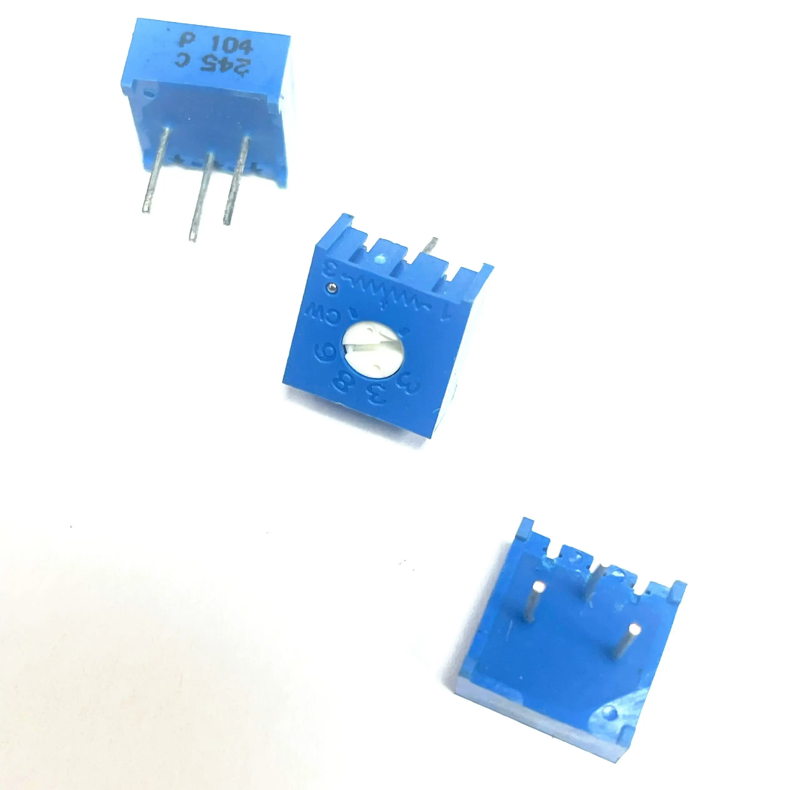 Potentiomètre de résistance de tondeuse à tour unique, 10 pièces/lot, 3386P-1-104 3386P 100K 10%