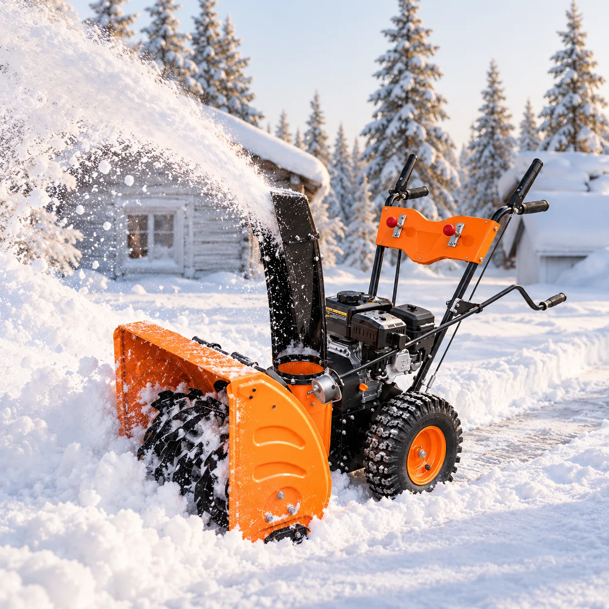 Customized 3-in-1 Self-Propelled Snow Thrower Sweeper &  Loncin Engine Electric Start CE Certified for Driveway Parking Lot