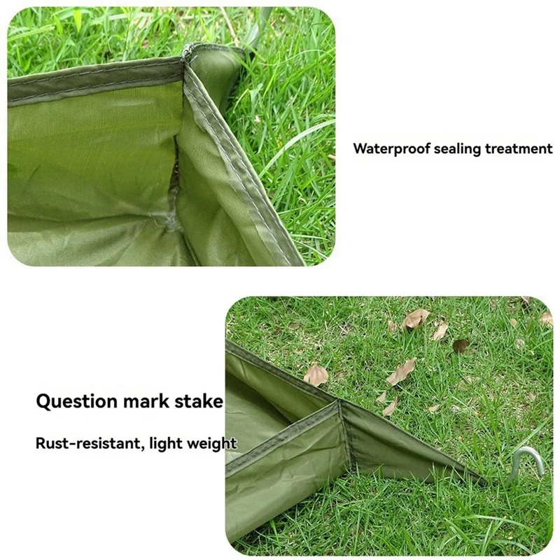 New-Ultralight Camping Tent Footprint Bathtub 3D Picnic Mat Outdoor Camping Waterproof Ground Sheet