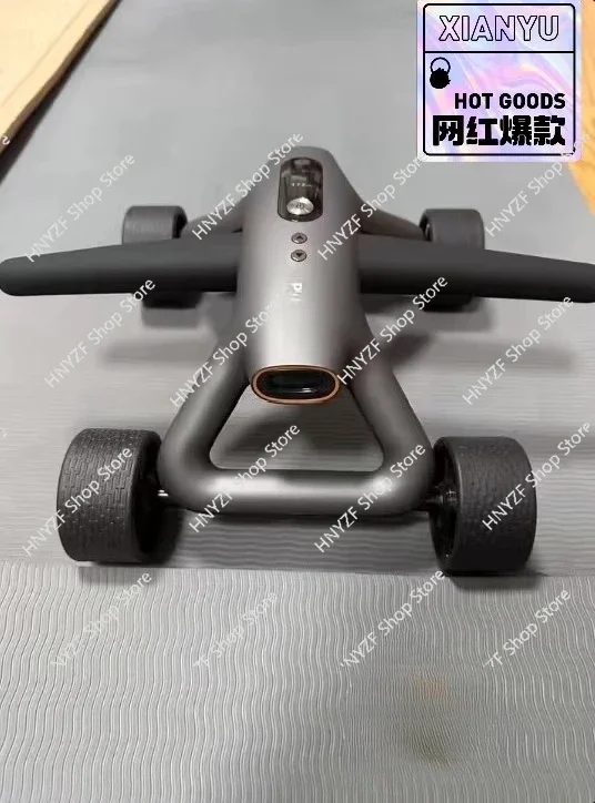 Intelligent abdominal wheel new automatic rebound four-wheel men's and women's roll abdominal muscle trainer thin belly